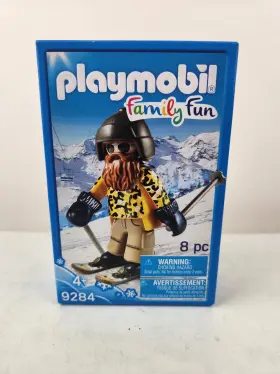 9284 Playmobil Skier With Poles Retired New 2017