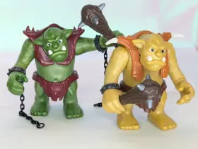 6004 Playmobil 9343 Giant Troll Figures Green Ogre Orc Knights And With Club Chains