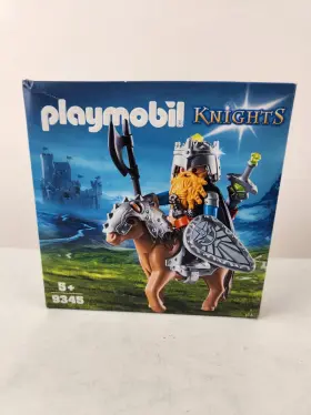 9345 Playmobil Knights Dwarf Fighter With Pony Horse Weapon Shield Armor New 2018