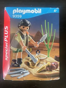9359 Playmobil Special Plus Archeologist With Artifacts And Tools