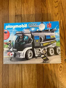 9360 Playmobil Tactical Unit Truck New