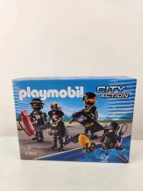9365 Playmobil City Action Police Diver Swat Team Tactical New 2018