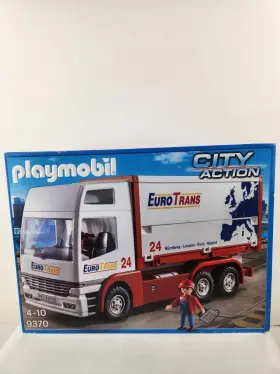 9370 Playmobil City Action Euro Trans Truck Figure New 2017 Rare