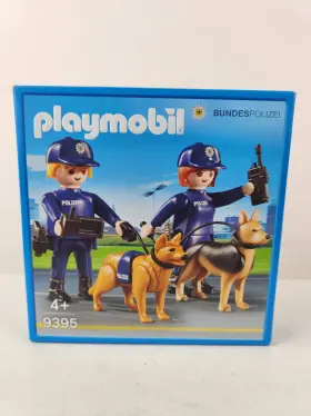 9395 Playmobil Federal Police W Dogs Extremely Rare New 2017 Guns Leashes