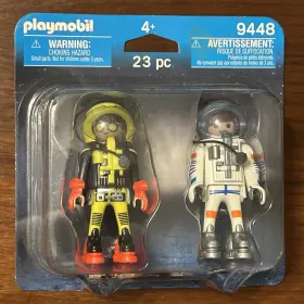 9448 Playmobil - Space Heroes Astronauts Double Pack On Card 2018 New Sealed