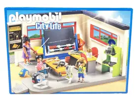 9455 Playmobil New Sealed City Life History Class With Functional Blackboard