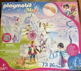 9471 Playmobil Magic Crystal Frontier Of The Winter World Luminous With Jewel