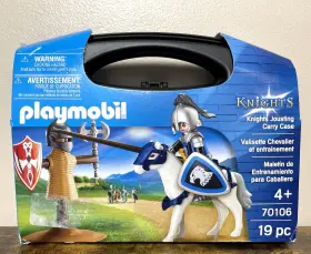 948570106 Playmobil Knights 70106 Jousting Set With Carry Case