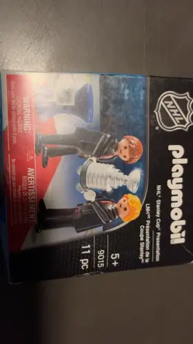 9015 Playmobil 957842260157 New Nhl Stanley Cup Presentation Set Sealed Damaged Box 2015