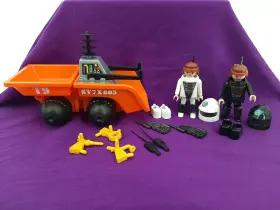 9730 Playmobil Vintage Space Transporter Astronaut Figures And Accessories Geobra