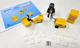 9806 Playmobil Mail Carrier - Woman With Accessories Complete