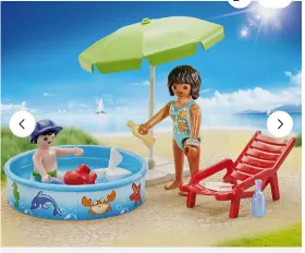 9862 Playmobil Summer Seasons Set Mother And Son Pool Sealed Add-on