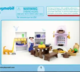 9875 Playmobil Castle Medieval Kitchen Cook Utensils