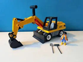 Maxx7 Playmobil 9888 Construction Excavator Digger City Action Retired