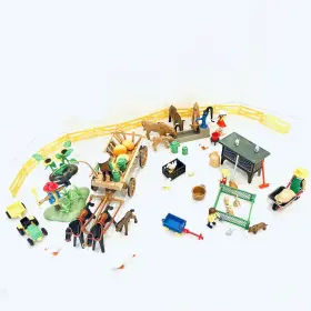 9990 Playmobil Farmer S Land 100% Complete With Extras Spanish Version