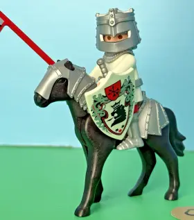 From-3699 Playmobil Sir Christopher Joust Knight Horse-c2 Lance Shieldmedieval Castle 3666