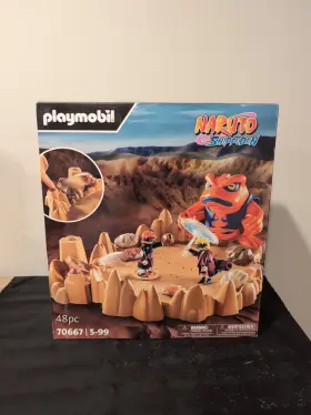 Oxo-066853 Playmobil Naruto Shippuden 70667 Vs Pain Battle Set Gamakichi Gift