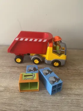 P70126 Playmobil #70126 1.2.3 Dump Truck Kids Toy