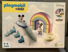 P71319 Playmobil Playmobile 1 2 3 Disney Mickey Minnie Toddler Rainbow Playset Building Toy