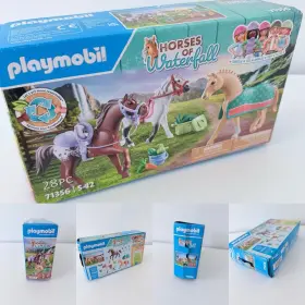P71356 Playmobil #71356 Horses Of Waterfall 3 With Saddles New