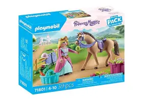 P71801 Playmobil #71801 Starter Pack Princess With Horse - Brand New