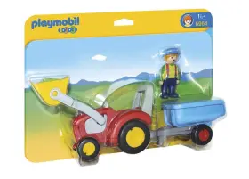 Pmb6964 Playmobil Tractor With Trailer -