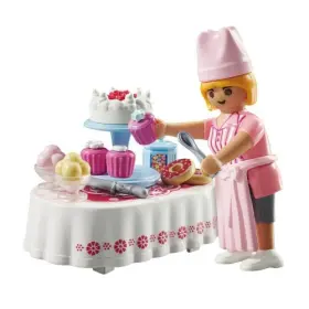 Pmb70381 Playmobil Special Plus Playset - Baker With Dessert Table