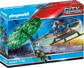 Pmb70569 Playmobil Police Parachute Search Play Set -