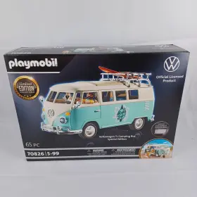 Pmb70826 Playmobil 70826 Volkswagen T1 Camping Bus Special Edition Vw Van Limited Collect