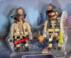 71207 Playmoble Doupak Playmobil Firefighters Figures 15 Pieces Duopack Set #71207