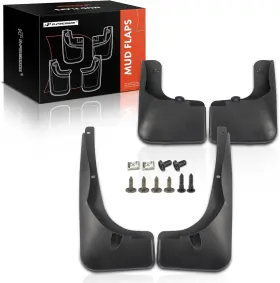 Premiumpartswhosale 605757376295 A-premium Set Of 4pcs Mud Flaps Splash Guards Mudguards Mudflaps With Hardware K