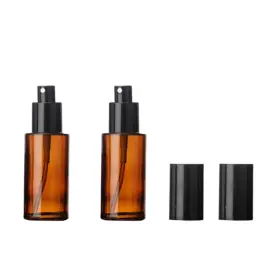 Szus14271amber Quupy 60ml/2oz Brown Glass Misting Spray Bottles Empty Height 13.7cm