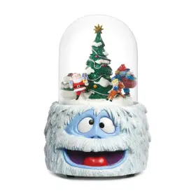 137992 Roman 6.25 Inch H 100mm Musical Rotating Rudolph And Friends Bumble Shaped Glitt