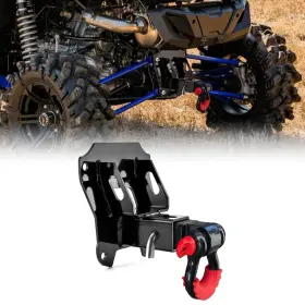 80ro10701101 Romelack 2 Inch Rear Trailer Hitch No Drilling And Shackle Receiver With 3/4ftft D Ring
