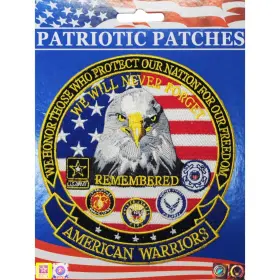 4337020011 Rush Industries American Warriors 5 Inches Patch