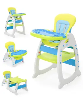 610218 Sandinrayli Baby High Chair 3 In 1 Chairs For Babies And Toddl... Fast Ship