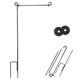 Ssp-gardenpole4 Sports Flags Pennants Company Garden Flag Stand Pole Holder And Rubber Stoppe