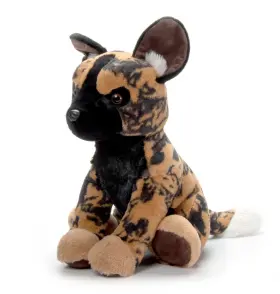 421609 The Petting Zoo Floppy African Wild Dog Stuffed Animal Plushie Gifts For Kid