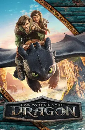 22.4w Trends International 990370621335 How To Train Your Dragon 2025 - Flight Wall Poster 34l Inch X Unframed