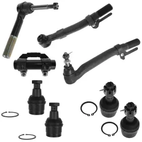 Psa59868 Trq 8 Piece Steering And Suspension Kit Tie Rod Ends Adjusting Sleeve Ball Jo Inch