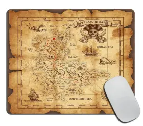 Tssohupad-8233 Tssohu Office Mouse Pad Custom Super Detailed Pirate Treasure Map Personality Desing