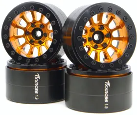19jz12f Txxrcss 152g Super Heavy Duty Rc 1.9 Beadlock Wheels Offsets -6mm Rims Hex 12mm Wheel