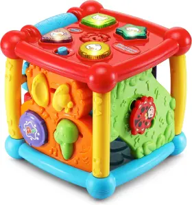 80-150501 Vtech Busy Learners Activity Cube Frustration Free Packaging Red
