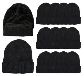 Yacht & Smith 767344156052 And Winter Beanies Wholesale Bulk Cold Weather Unisex Hat