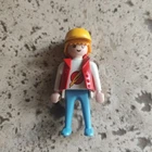 Playmobil 1974 Figure 3739 3" Family Man Father W/ Vest & Yellow Cap City Used. Price: $5.00.