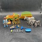 Playmobil #4009 Zoo Animal Care & #70182 Vehicle Replacement Parts Giraffe Zebra Used. Price: $15.45.