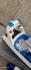 Playmobil Police Boat Playset PB-2028 With Figure, White & Blue Used. Price: $12.75.