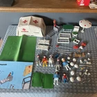 Playmobil Ambulance First Aid Tent Medical Station Playset 3224 Nurse Dr Medics Used. Price: $70.00.