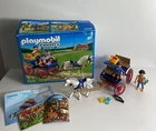 Playmobil Farm Stable Country Horse Drawn Carriage & Figures Set 5226 With Box Used. Price: $45.49.