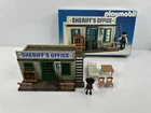 Vintage 1984 Playmobil 3423 Western Sheriff Office White Germany Used. Price: $89.99.